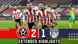 Sheffield United 2-1 West Bromwich Albion | Extended Premier League highlights | LATE SHARP GOAL 🙌