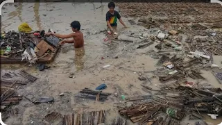 Ilang bayan ng iloilo lubog sa baha | Pinsala ng Bagyong Agaton