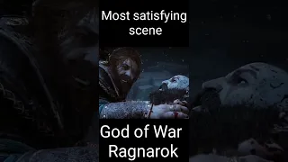 Most satisfying scene of God of War Ragnarok #godofwar5ps5 #kretos #thor #ps4