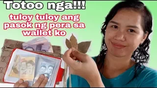 PAMPASWERTE sa Wallet para tuloy tuloy ang pasok ng PERA | DAHON NG LAUREL