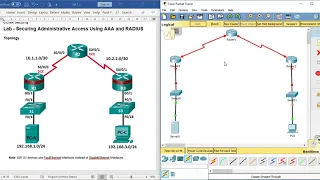 PART1   Lab   Securing Administrative Access Using AAA and RADIUS