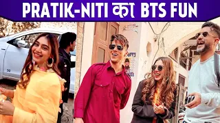 Pratik Sehajpal TEASES Niti Taylor For Her Chubby Cheeks, Shares A Fun Video From The Sets |