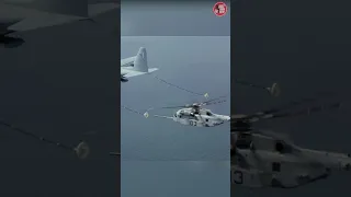 How A CH-53K King Stallion Helicopter Refuels In Mid Air #shorts