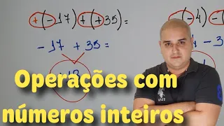 Operações com números inteiros