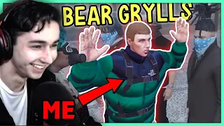 MAN vs WILD GTA 5 Roleplay SURVIVAL 🐻 (HILARIOUS REACTION)