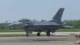 F-16 viper Demo/Heritage Flight New Orleans Airshow 2024