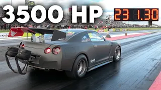 3500 HP Nissan GTR Runs INSANE 6s 1/4 Mile At TX2K24 Finals!