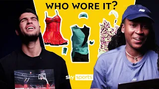 Alcaraz, Gauff, Sinner & more TAKE ON the who wore it challenge! 👗👕