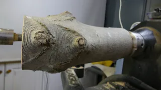 Woodturning - I Found This Weird Log In My Shed!