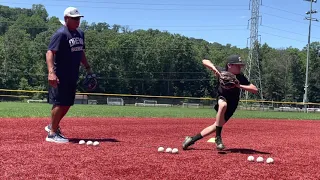 Infield Cone Drills With Coach Lou Colon