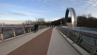Как сегодня живет Киев? Стеклянный мост / Арка Свободы / Парковый мост