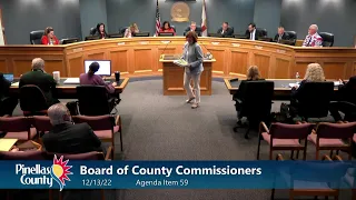 Board of County Commissioners Regular Meeting  12-13-22