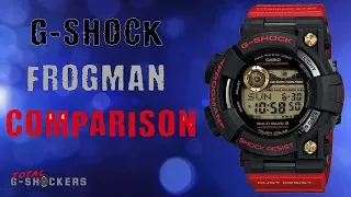 Casio G Shock Frogman Comparison Review | GWF-1000 | GWFD-1000 | GF-8200