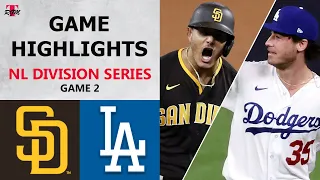 San Diego Padres vs. Los Angeles Dodgers Game 2 Highlights | NLDS (2020)