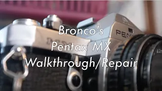 Pentax MX Walkthrough/Repair