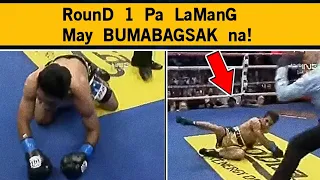 ROUND 1 pa lang MAY BUMABAGSAK na PINOY vs MEXICAN BOXER