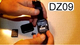 INSERT MICRO SD CARD TO DZ09 SMART WATCH PHONE