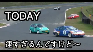 サーキットでV-TECを追い回す軽自動車！？