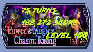 DFFOO GL - Power & Magic's Chasm: Heretics Rising Level 100 (75 turns 188,272 score)