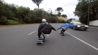 Longboarding - Kloof Neck Raw Run in Cape Town Mirko Paoloni and Nicolò Castiglione