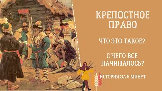 КРЕПОСТНОЕ ПРАВО. Что Это Такое и с Чего Все Начиналось? История за 5 минут