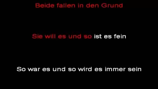 Rammstein - Rosenrot (instrumental with lyrics)