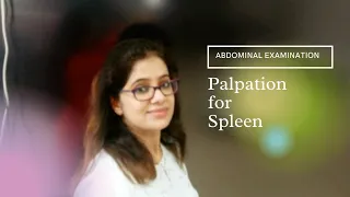 Palpation for spleen