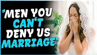 Modern Women Are Upset: Only 6.5 men out of 1000 are now dumb enough to get married