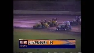 Tom Watson Jr's Career-Ending Midget Crash @ Claremont Speedway, 1997