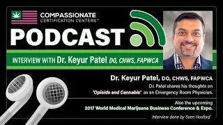 Compassionate Certification Centers' interviews Dr. Keyur Patel on "Opioids and Cannabis."