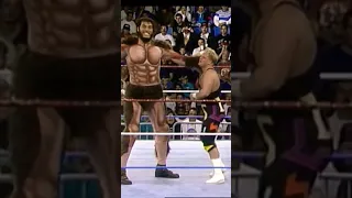 The Tallest Wrestler Ever Battles 3 Men! #shorts #wwe #wwf