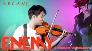 1 hour version『Enemy / Imagine Dragons × J.I.D』 Arcane: League of Legends Theme Song┃BoyViolin