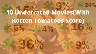 10 Underrated Movies(With Rotten Tomatoes Score)