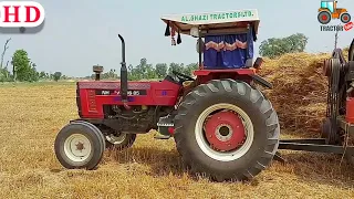 Dabung NH85 attachment Bashir Mughal thresher machine working agriculture (TractorTube)