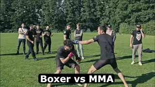 When MMA Guy Underestimates Boxer