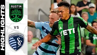 HIGHLIGHTS: Austin FC vs. Sporting Kansas City | August 13, 2022