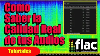 Cómo Conocer la Calidad Real de un Archivo de Audio - FLAC MP3 WAV y otros