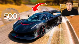 FORZA HORIZON 5 - CORRIDA GOLIATH com o KOENIGSEGG JESKO! (500 km/h)