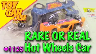 1125 1990 RARE Hot Wheels Car Fake or Real Toy Car Case