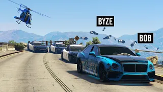40 Players chase ONE Criminal on this Modded GTA 5 Gamemode..