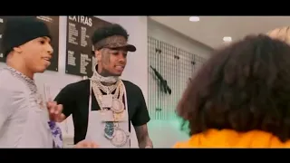 NLE Choppa & Blueface steal 5 dollars from 2 girls in donut shop