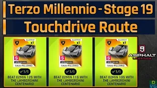 Asphalt 9 | Terzo Millennio Event | Stage 19 - Touchdrive Route