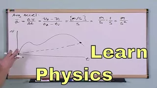 01 - Velocity And Acceleration In 1-D (Physics Tutor)