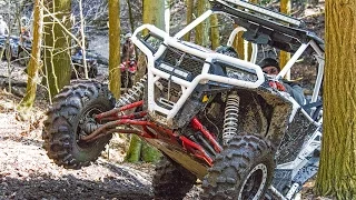What Goes Up, Must Come Down! SXS & ATV Off-Road Trail Riding  - Polaris vs Can-Am