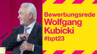 Bewerbungsrede Wolfgang Kubicki für das Präsidium | #bpt23