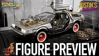 Hot Toys Delorean Time Machine Back to the Future 3 - Figure Preview Episode 277