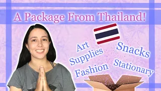 A Surprise Package From Thailand! - Thank You Response Video