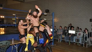 "M-Dogg 20"  Matt Cross Space Flying Tiger Drop - Absolute Intense Wrestling