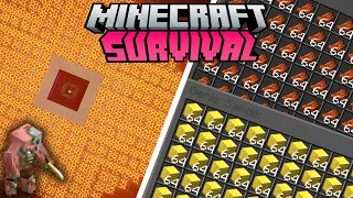 SAATTE 100 BİN  ALTIN KASTIM ! | Minecraft Survival Bölüm 14