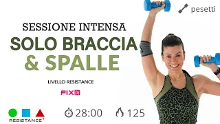 Braccia Toniche e Snelle! Esercizi Impegnativi Per Braccia Con Pesetti